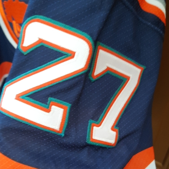 CCM Islanders Blue and Orange Hockey Jersey - Picture 4 of 10